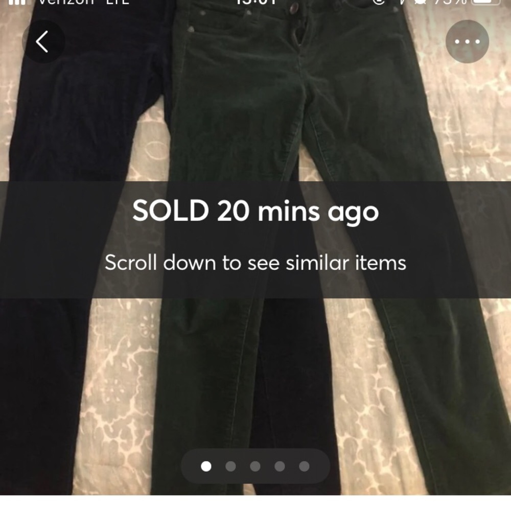 2 corduroy skinny pants with stretch!